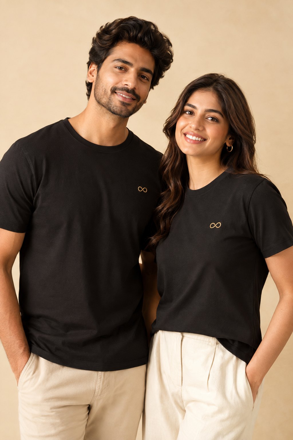 Eternal Bond Couple Set — Black & Gold