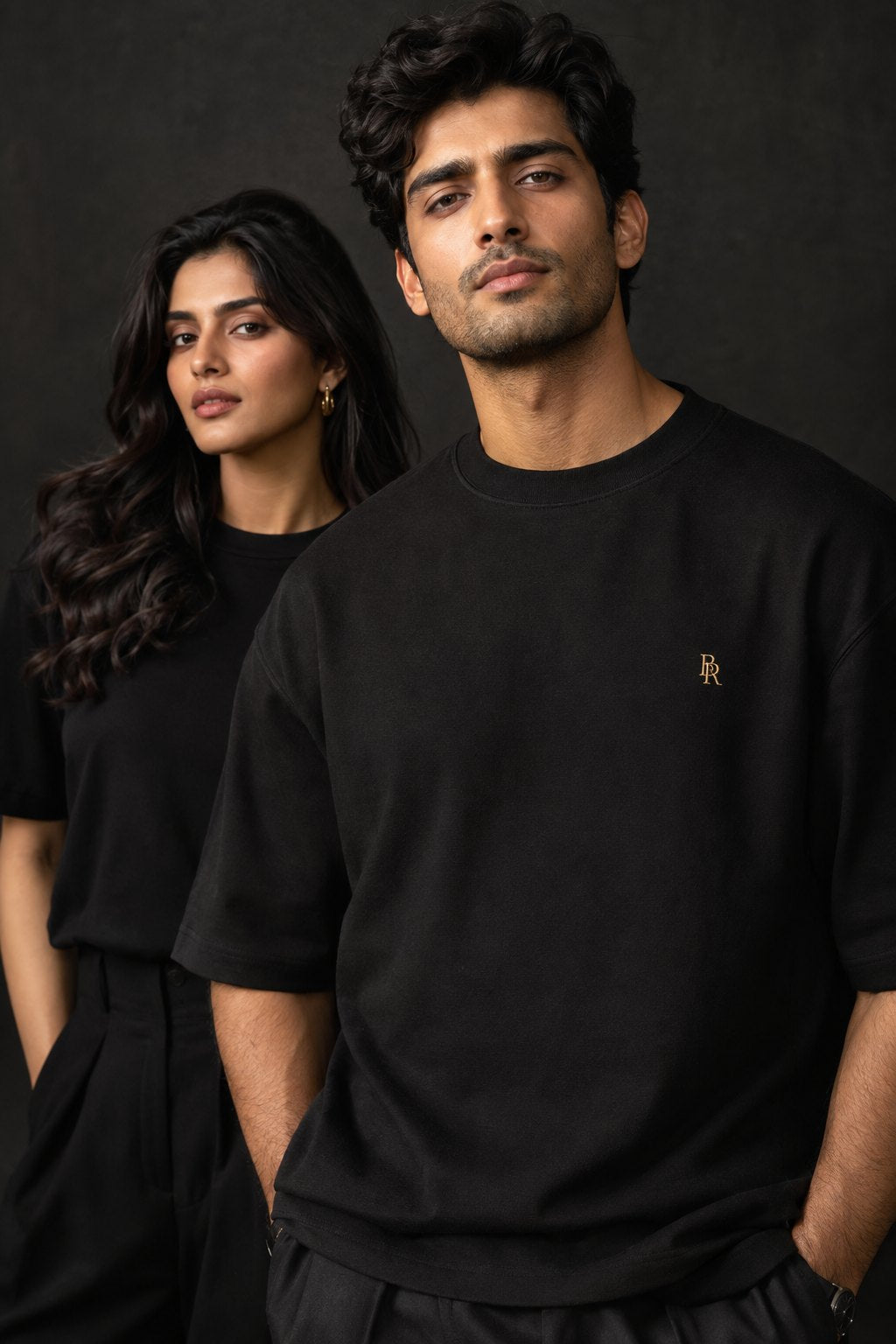 Men's Signature Oversized Tee — Onyx