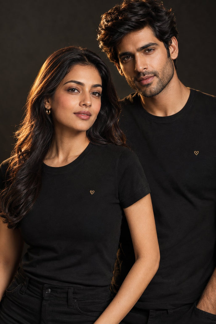 Women's Heart Tee — Onyx